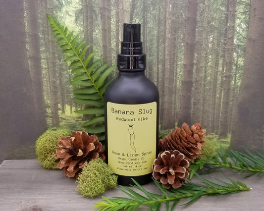 Banana Slug Room & Linen Spray - Redwood Hike Fragrance