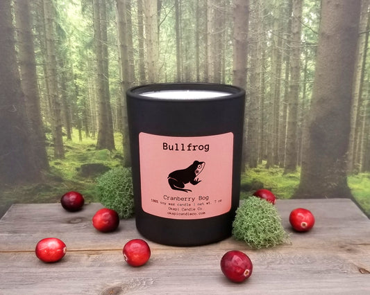 Bullfrog Soy Candle - Cranberry Bog Fragrance