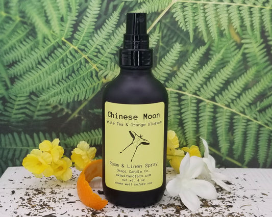 Chinese Moon Moth Room & Linen Spray - White Tea & Orange Blossom Fragrance