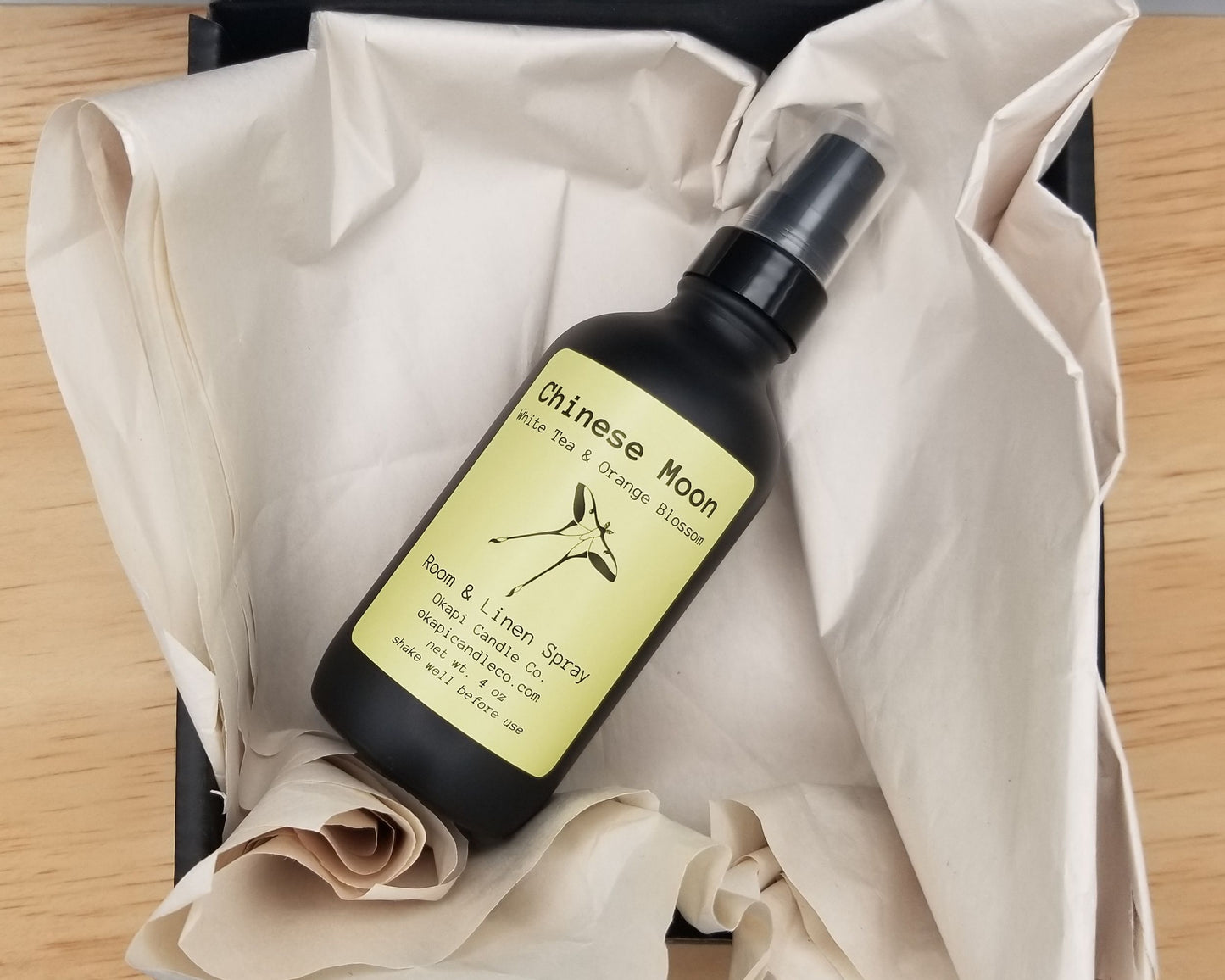 Chinese Moon Moth Room & Linen Spray - White Tea & Orange Blossom Fragrance