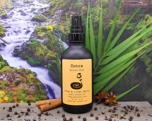 Cobra Room & Linen Spray - Spiced Chai Fragrance