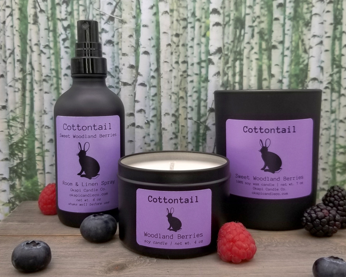 Cottontail Rabbit Room & Linen Spray - Sweet Woodland Berries Fragrance