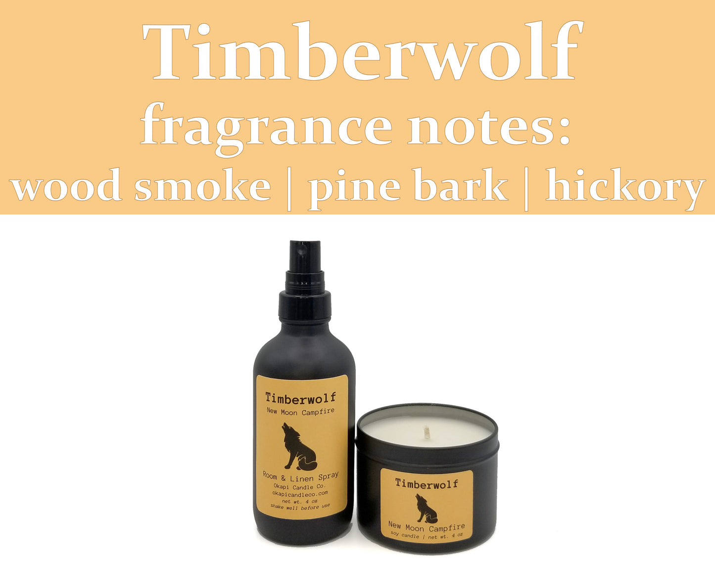 Timberwolf Room Spray - New Moon Campfire Fragrance