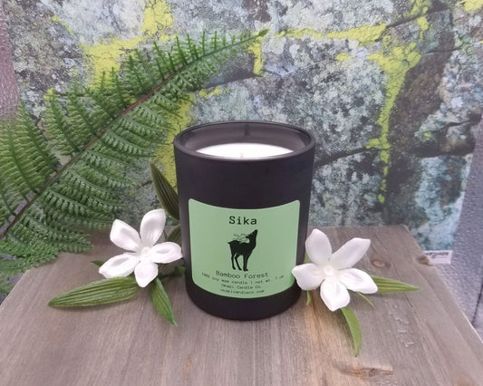 Sika Deer Soy Candle - Bamboo Forest Fragrance