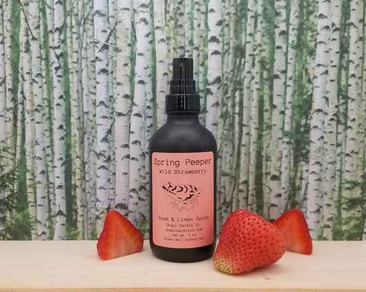 Spring Peeper Room & Linen Spray - Wild Strawberry Fragrance