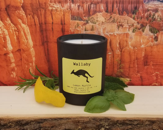 Wallaby Soy Candle - Lemon Myrtle Fragrance