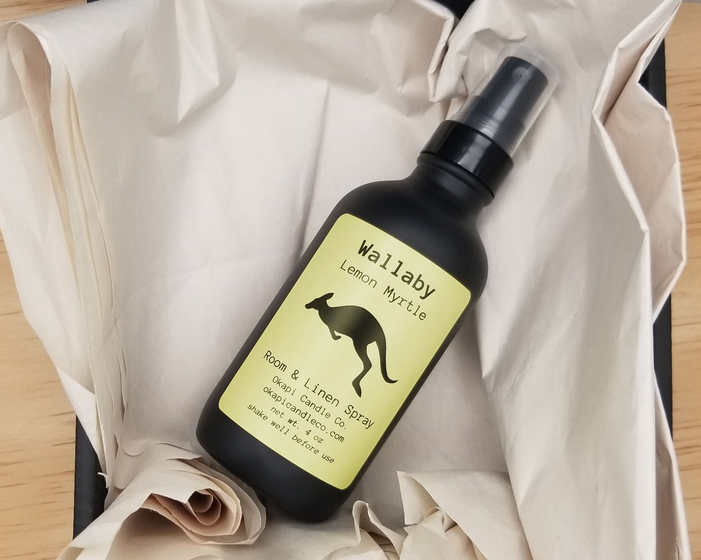 Wallaby Room & Linen Spray - Lemon Myrtle Fragrance