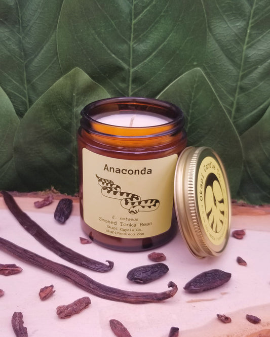 Anaconda Soy Candle - Smoked Tonka Fragrance