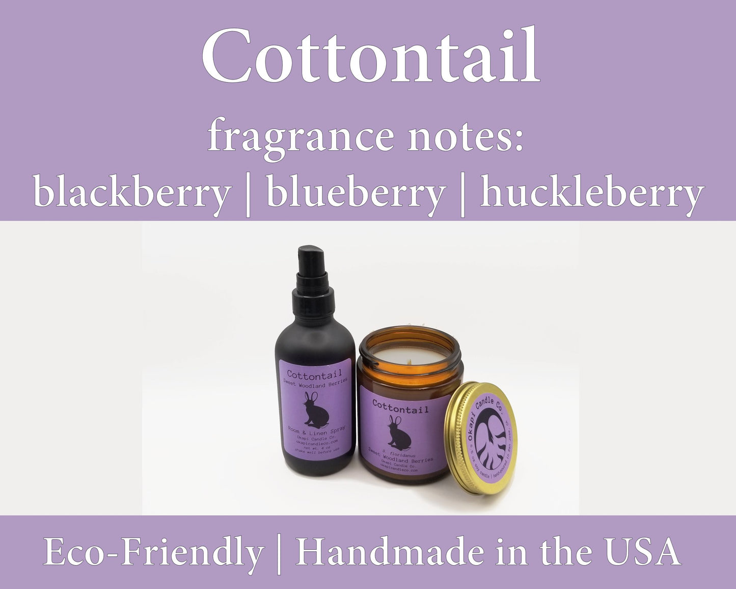 Cottontail Rabbit Room & Linen Spray - Sweet Woodland Berries Fragrance