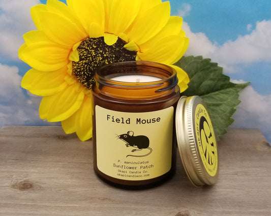 Field Mouse Soy Candle - Sunflower Patch Fragrance