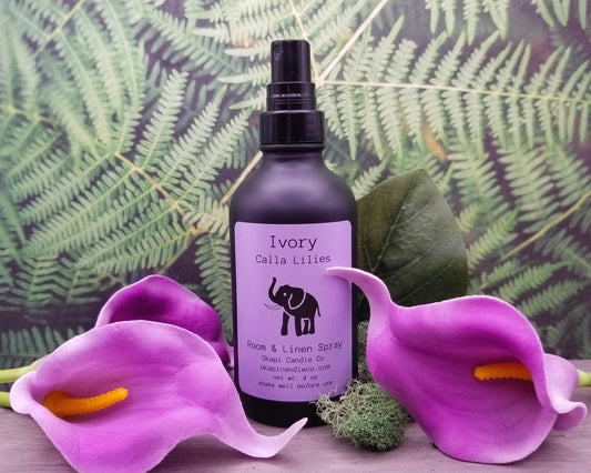 Ivory Elephant Room & Linen Spray - Calla Lily Fragrance