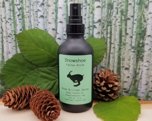 Snowshoe Rabbit Room & Linen Spray - Fallen Birch Fragrance