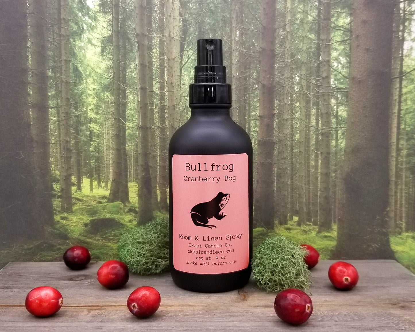 Bullfrog Room & Linen Spray - Cranberry Bog Fragrance