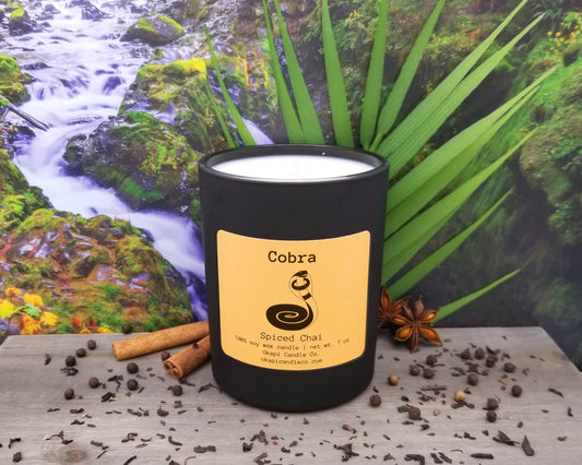 Cobra Soy Candle - Spiced Chai Fragrance