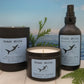 Great White Shark Soy Candle - Shoreline Cypress Fragrance