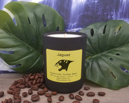 Jaguar Soy Candle - Brazilian Coffee Bean Fragrance