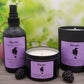 Raven Soy Candle - Blackberry & Plum Fragrance