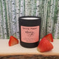 Spring Peeper Frog Inspired Soy Candle - Wild Strawberry Fragrance