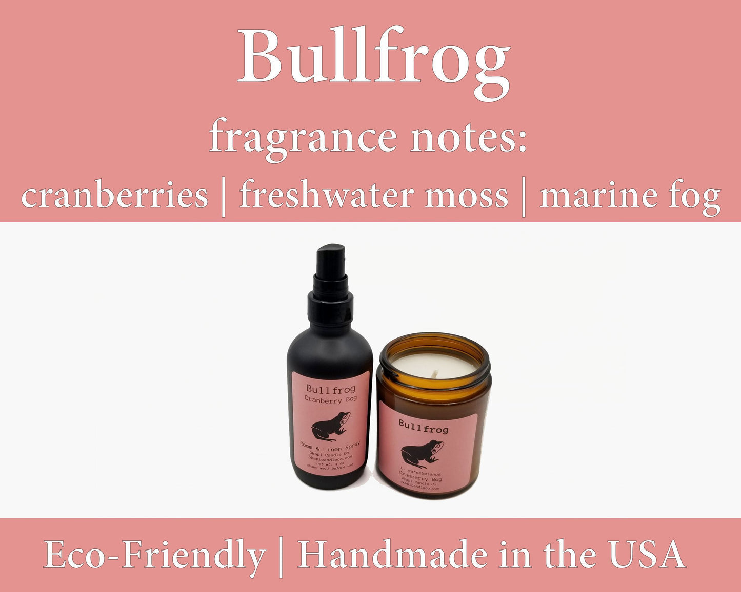 Bullfrog Soy Candle - Cranberry Bog Fragrance