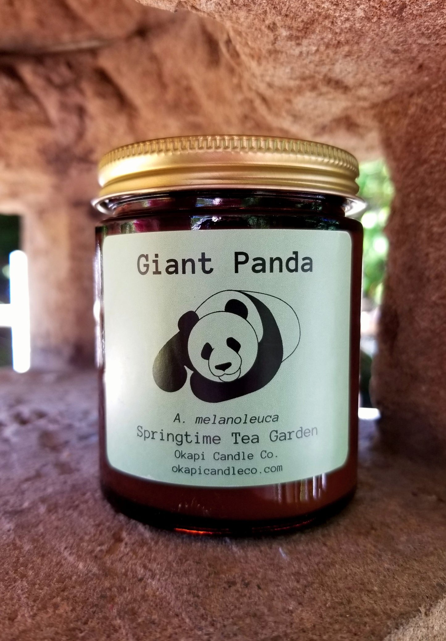 Giant Panda Soy Candle - Springtime Tea Garden Fragrance