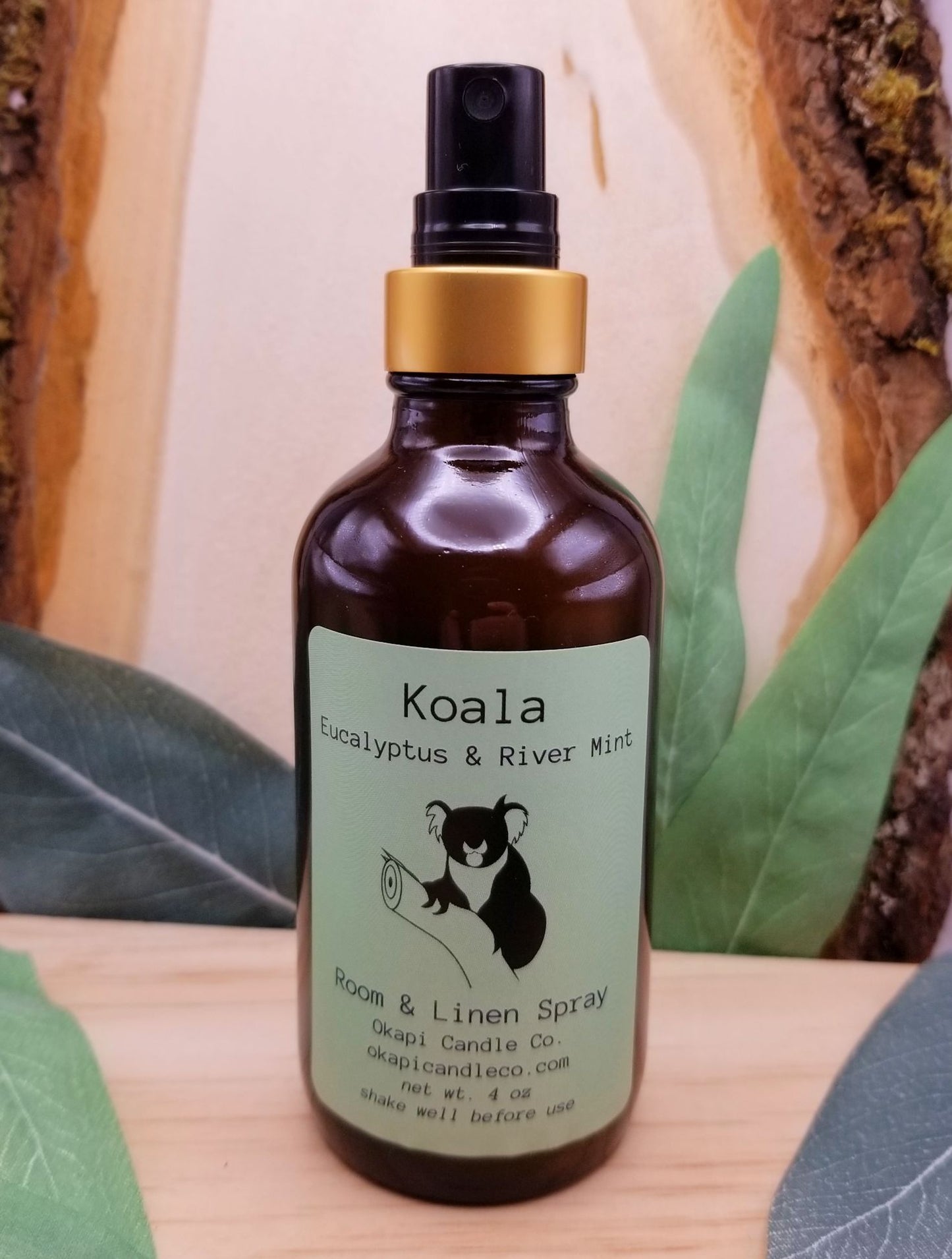 Koala Room & Linen Spray - Eucalyptus & River Mint Fragrance